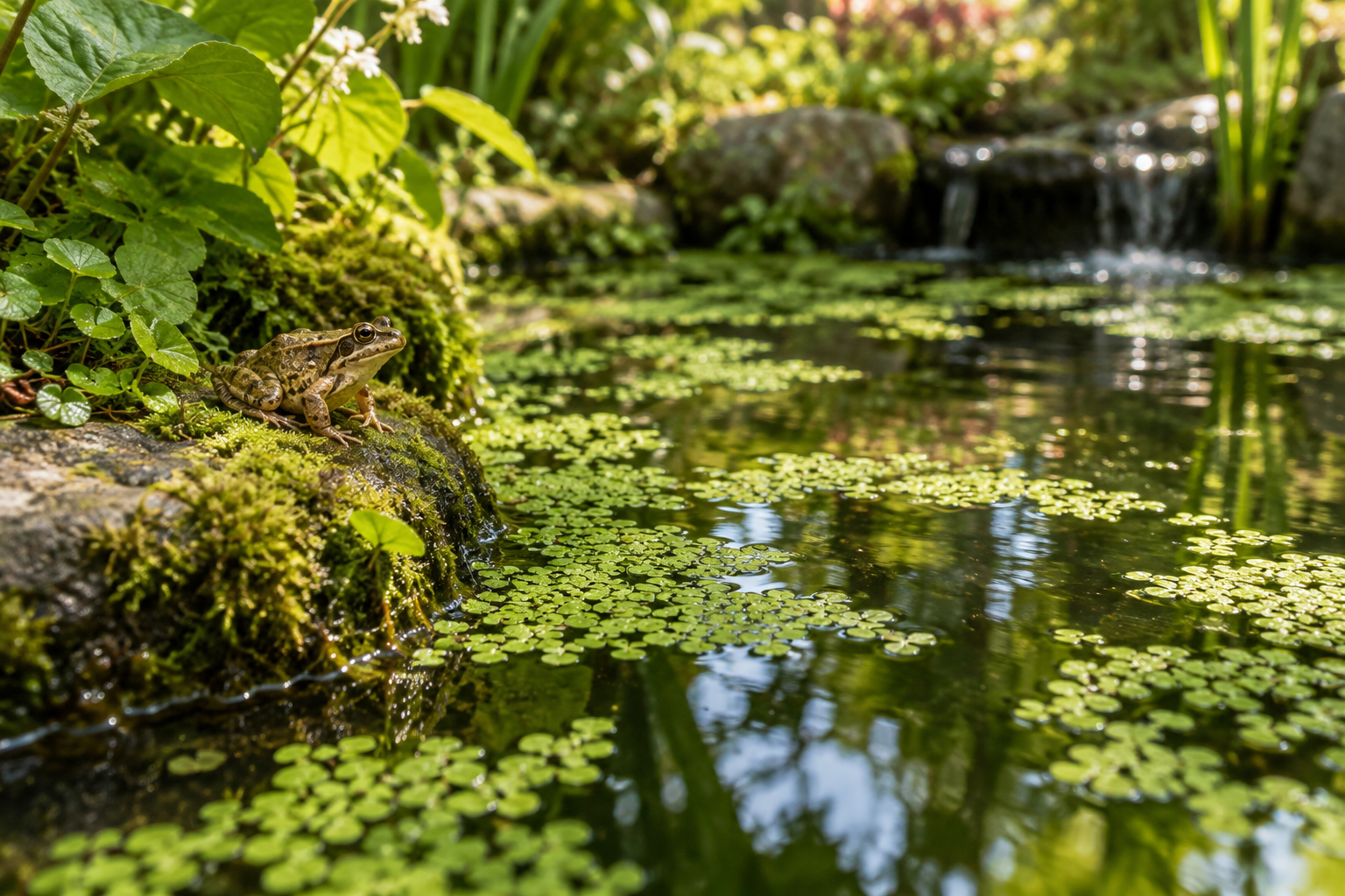 Live duckweed